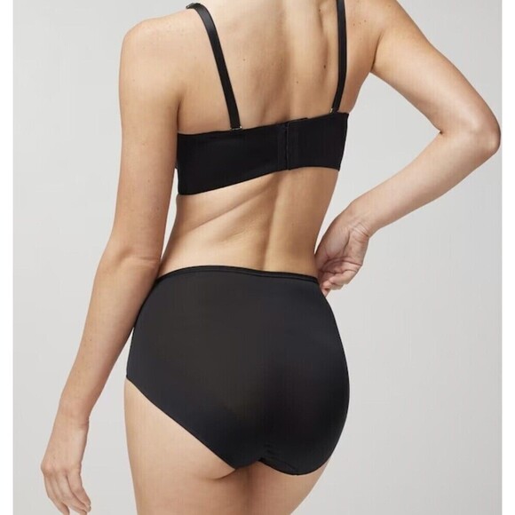 Soma Brief Vanishing Edge Micro Modern Brief  Panty in Hunter Green XL - Picture 3 of 7